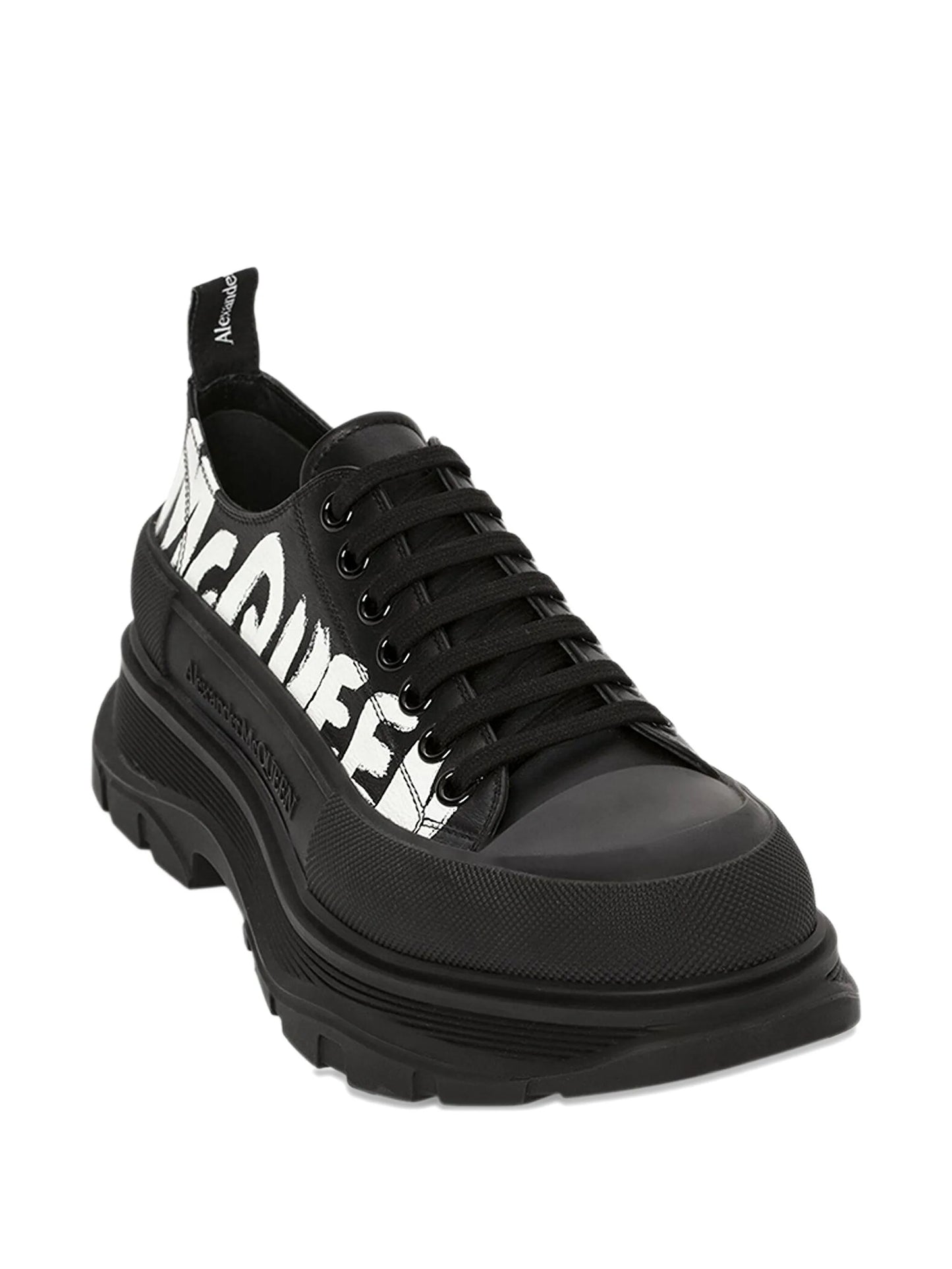 Alexander McQueen Tread Slick Black Sneakers