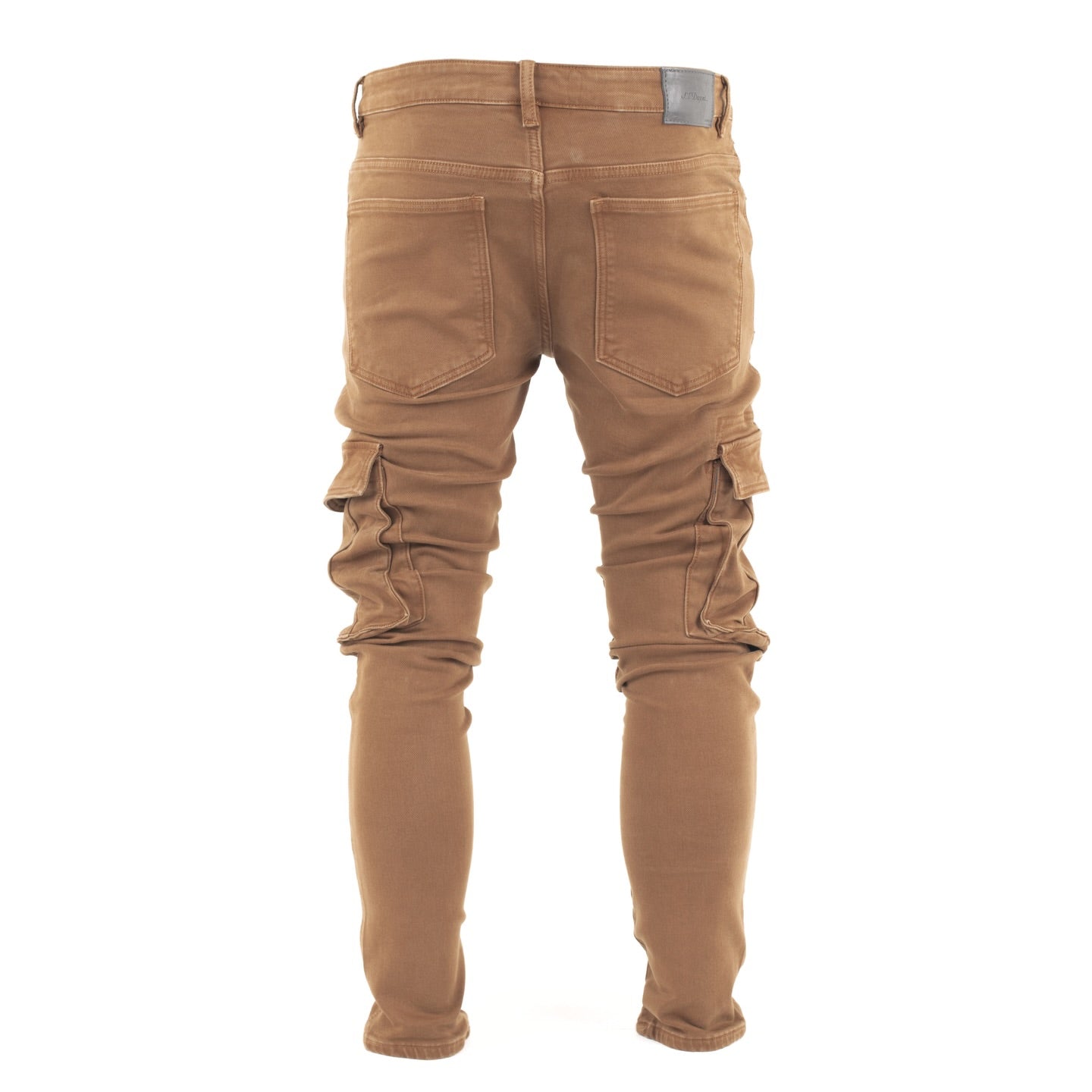 Men's Camel Slim Cargo Pants