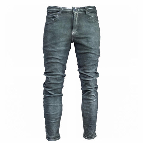 Grey denim stretch jeans