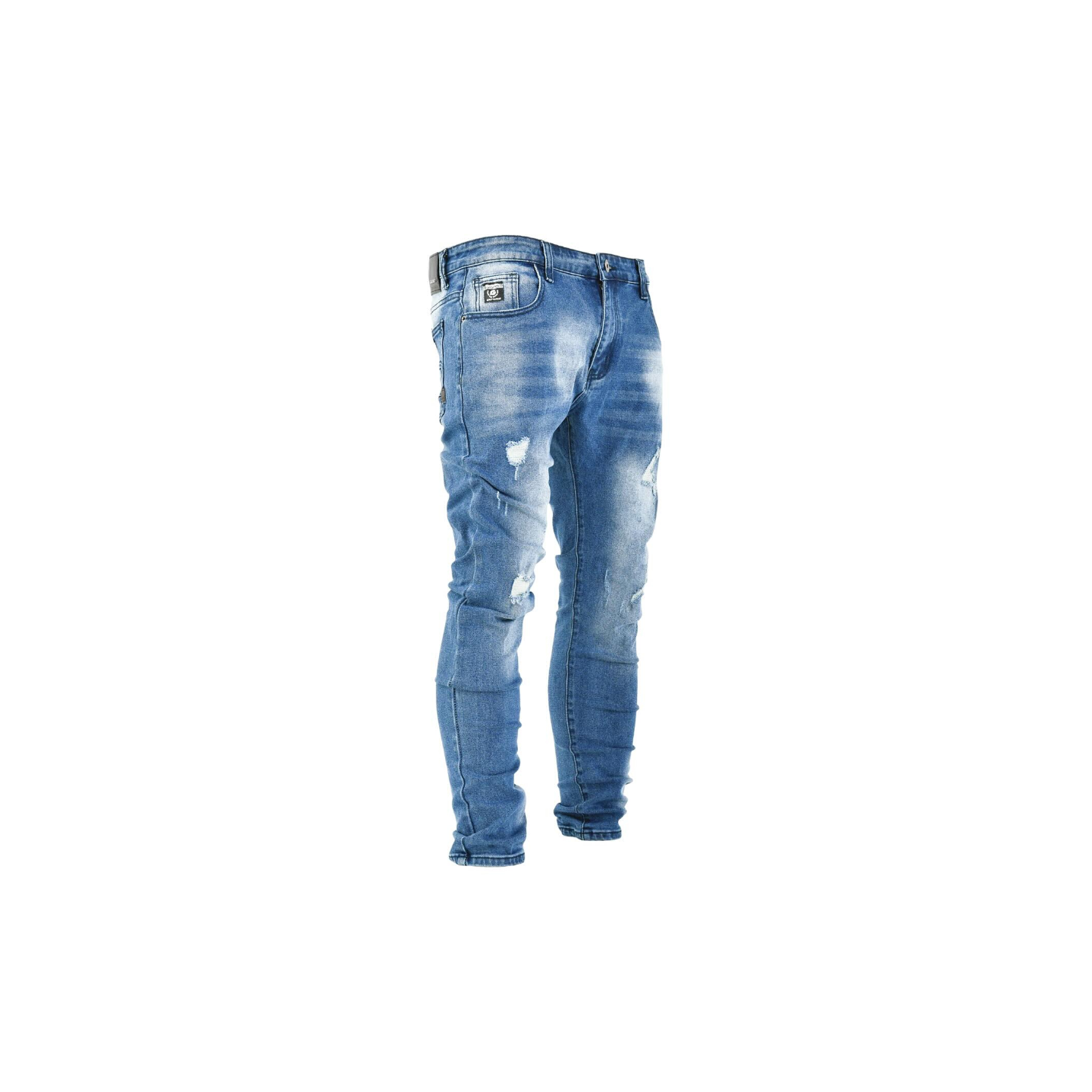 Men's Distressed Skinny Denim Jeans