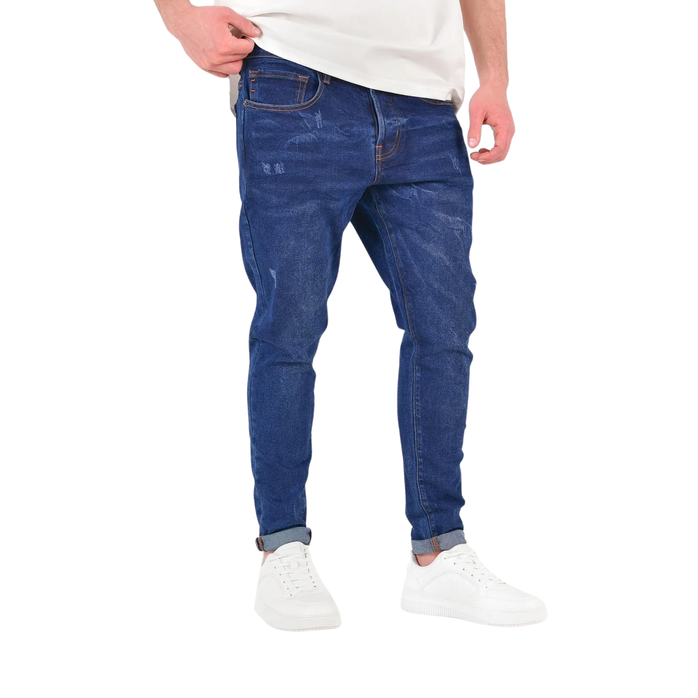 Men's Classic Tapered Denim Jeans