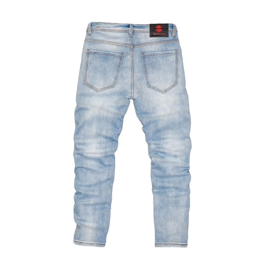 Men's Slim Fit Washed Denim Jeans