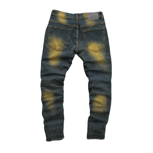 Men's Distressed Gradient Denim Jeans