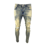 Dirty Washed Skinny Denim Jeans