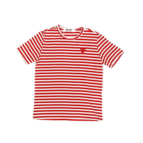 Red Comme des Garçons stripe T-shirt T-shirts DC_Desire