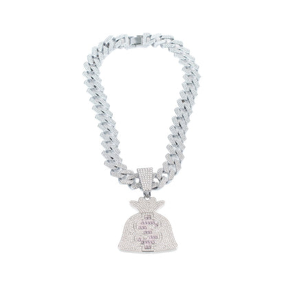 Ice Money Bag Cuban Chain