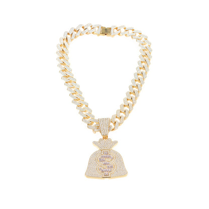 Ice Money Bag Cuban Chain