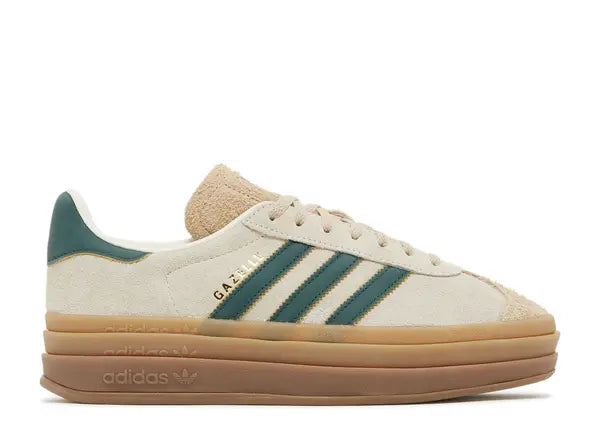 Women's Adidas Gazelle Bold 'Cream Collegiate Green' Sneaker