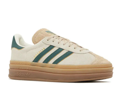 Women's Adidas Gazelle Bold 'Cream Collegiate Green' Sneaker