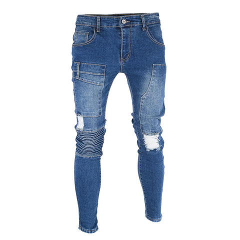 Men's Distressed Ripped denim jeans