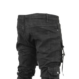 Men's Denim Cargo Pants