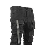 Men's Denim Cargo Pants