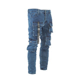 Men's Denim Cargo Pants