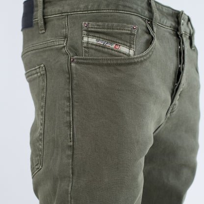 Men’s Olive Green Slim Fit Jeans