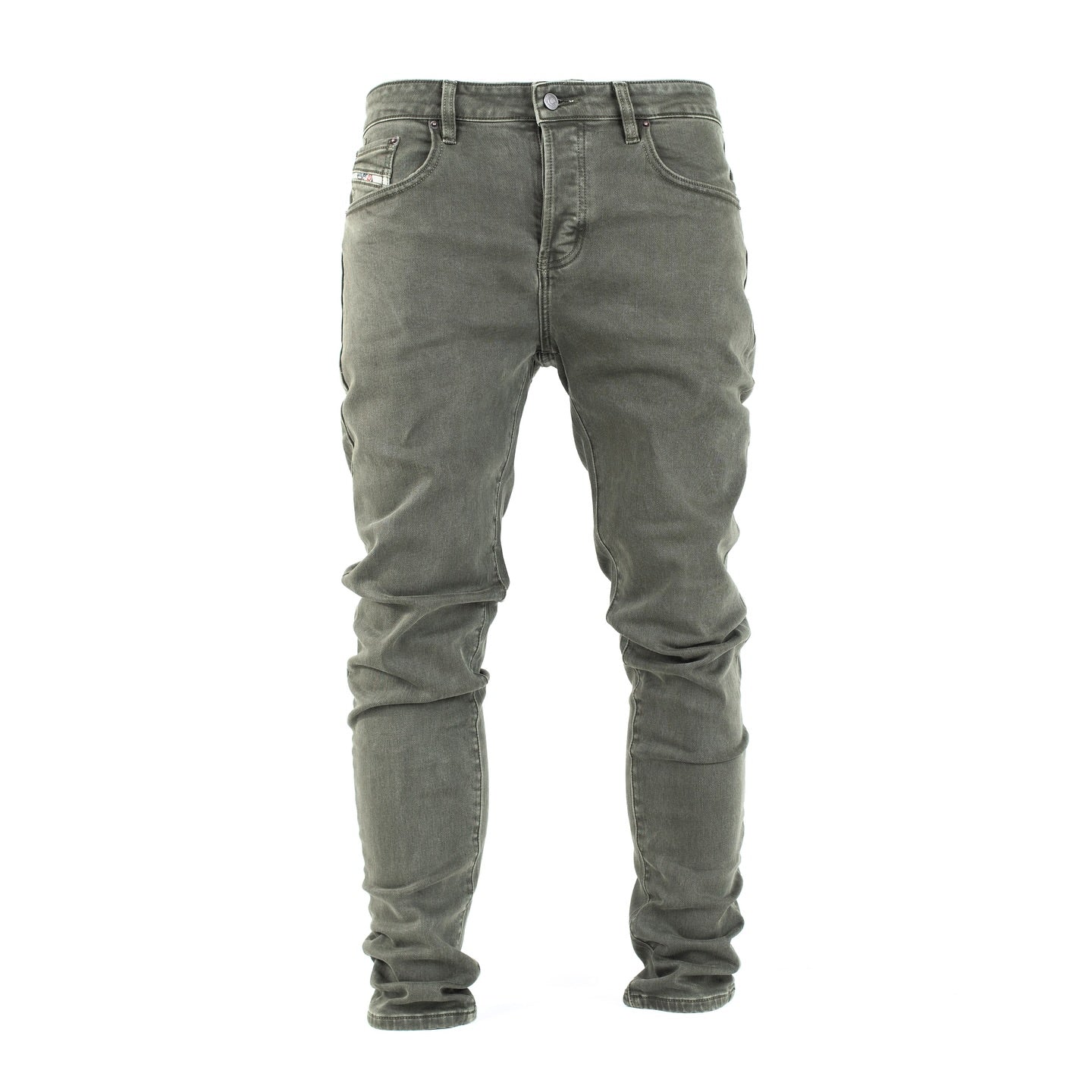 Men’s Olive Green Slim Fit Jeans