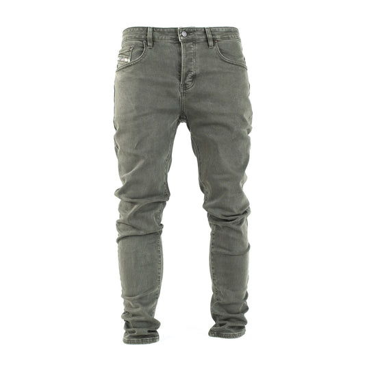 Men’s Olive Green Slim Fit Jeans