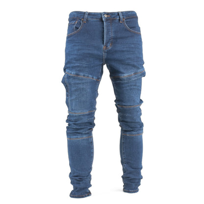 Men's Slim Fit Reinforced Panel  Denim Jeans
