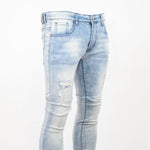 Men's Washed Ripped Jeans