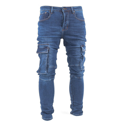 Faded Cargo Jeans