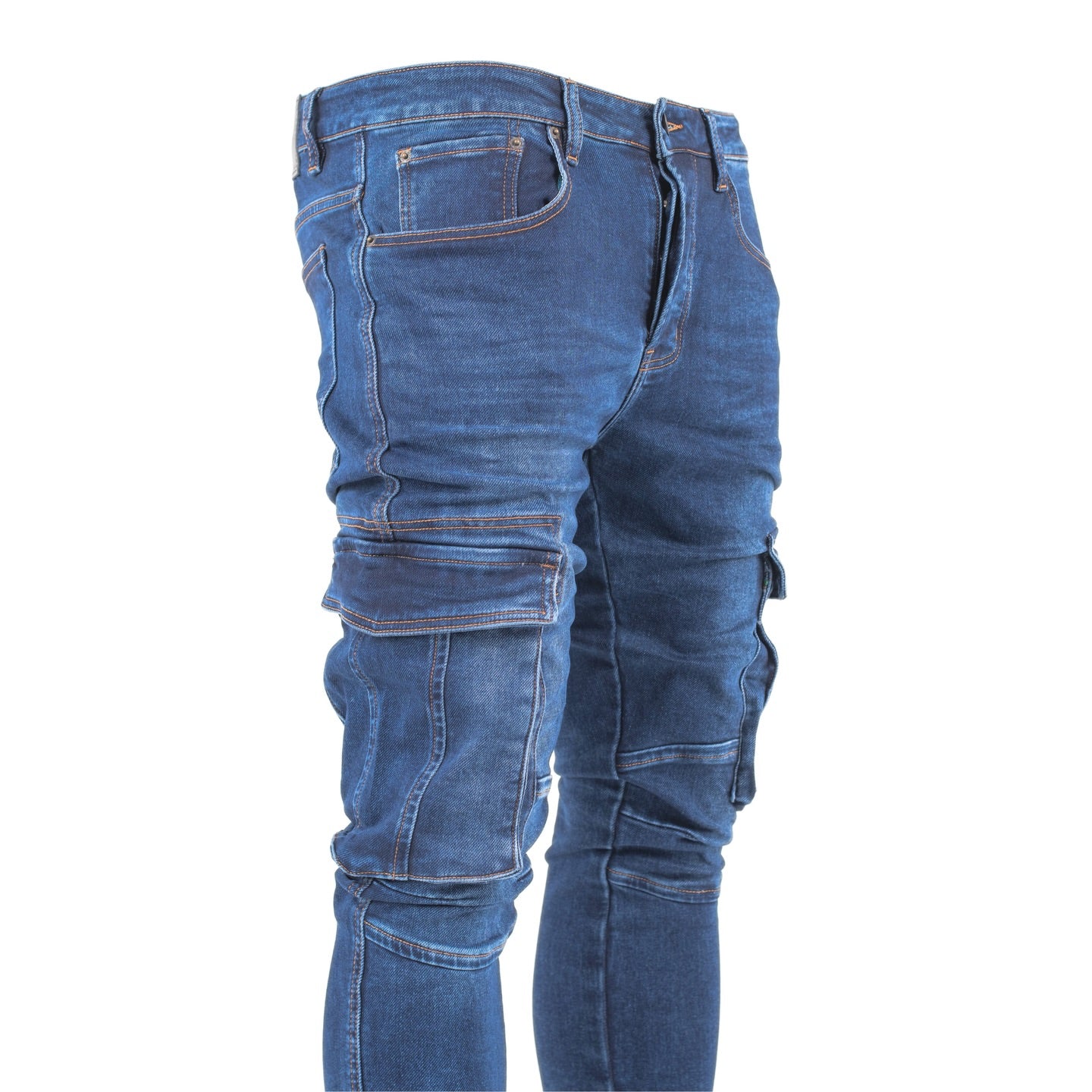 Faded Cargo Jeans