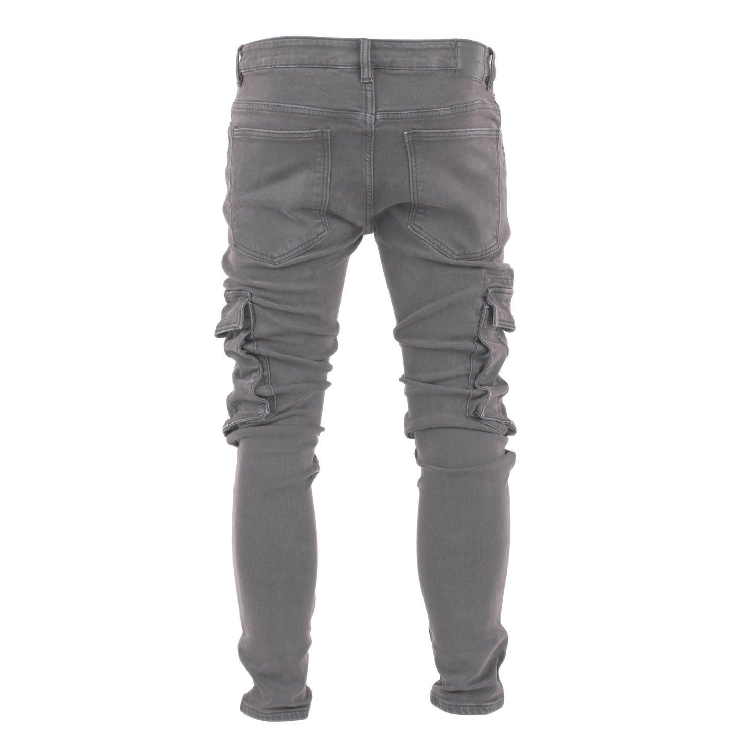 Charcoal Slim Cargo Pants
