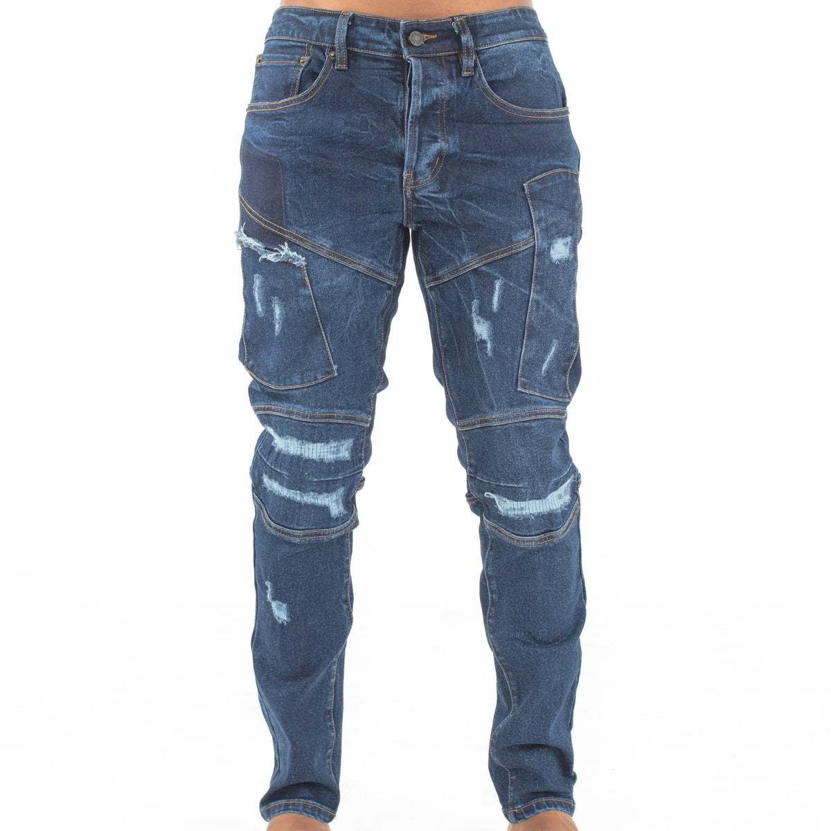 Men's Streetline Cargo Denim Jeans        