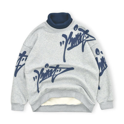 Men's District Graffiti Grey Sweatshirt.