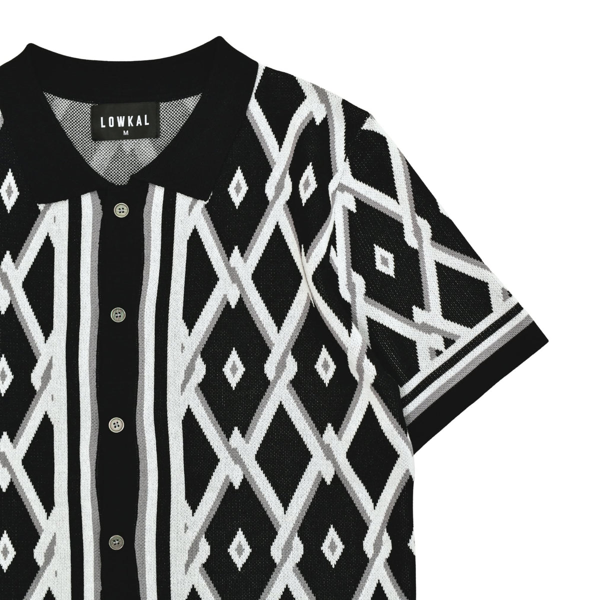 Midnight Geometry Knit Shirt