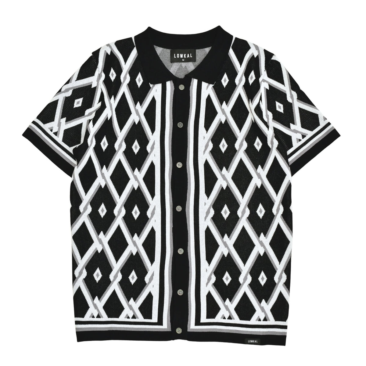 Midnight Geometry Knit Shirt