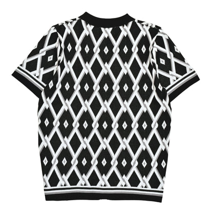 Midnight Geometry Knit Shirt