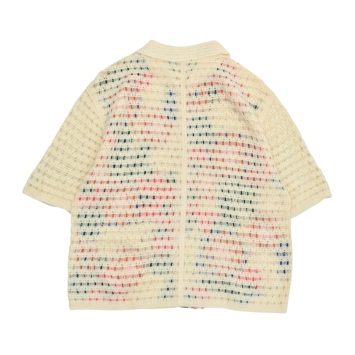 Men's Retro Bloom Crochet Shirt