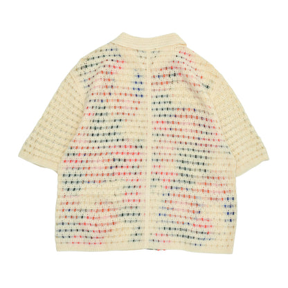 Men's Retro Bloom Crochet Shirt