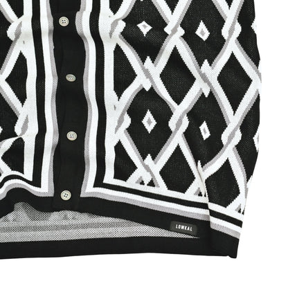 Midnight Geometry Knit Shirt
