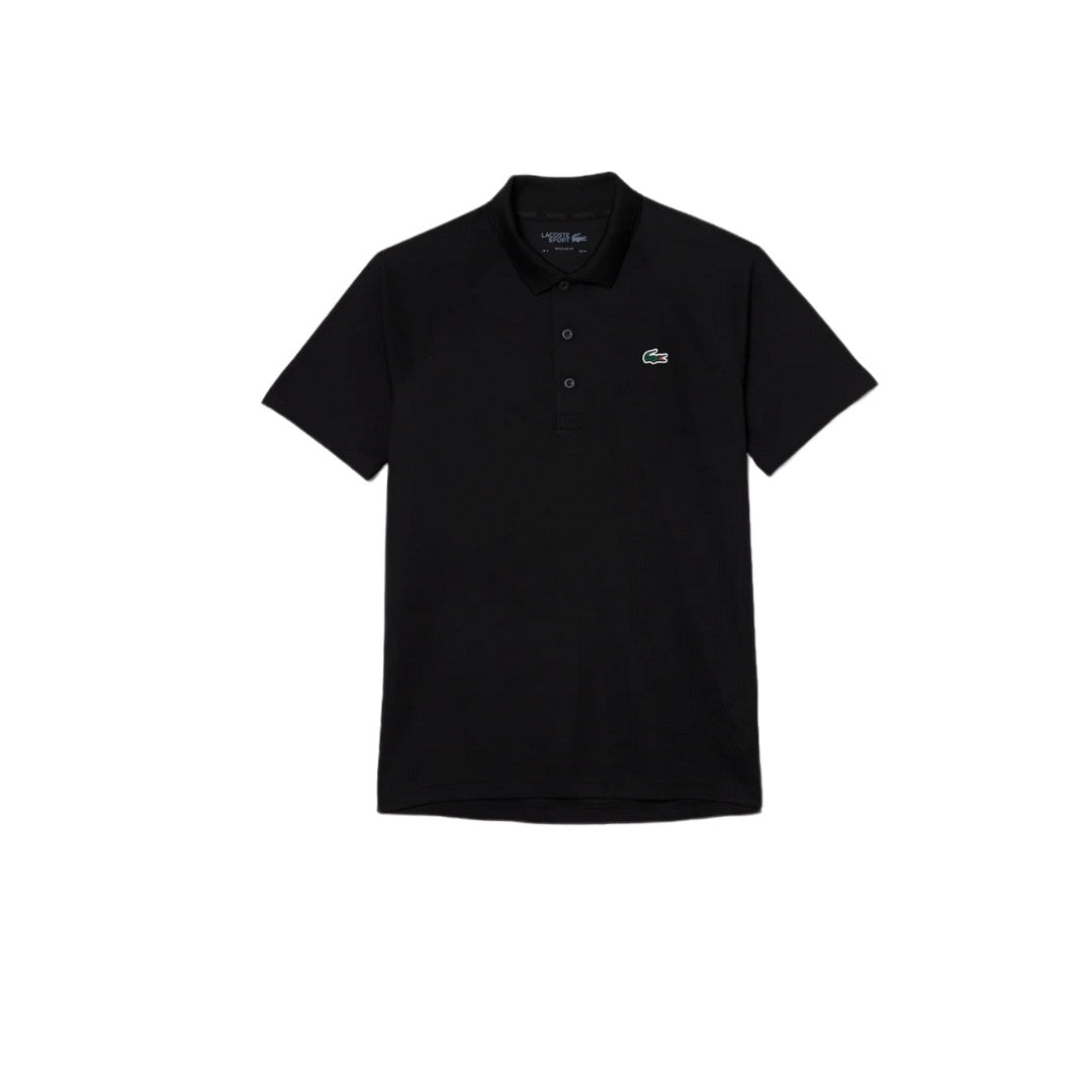 Black Lacoste Short Sleeve Golfer