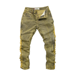 Dirty Green Washed Denim Jean