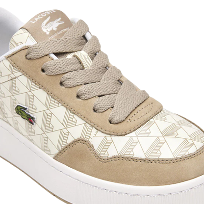 Lacoste Ace Clip Leather Monogram Sneakers