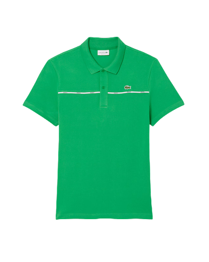 Green Men's Lacoste Trim Polo Shirt