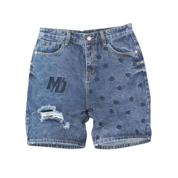 Urban Stamp Denim Shorts