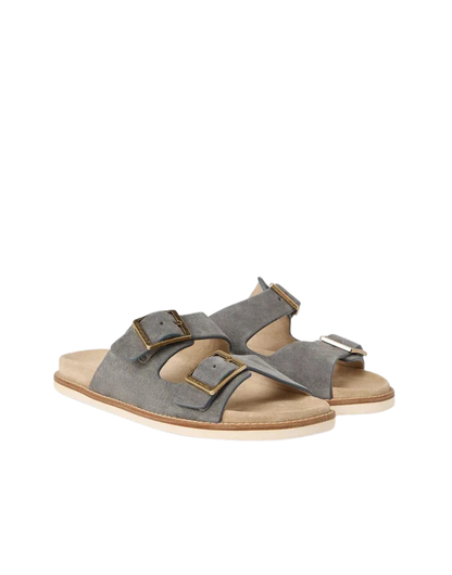 Brunello Cucinelli Double-Buckle Sandals
