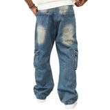 Vintage Baggy Cargo Denim Jeans