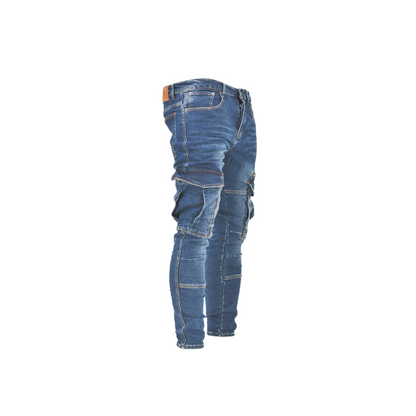 Men's Stacked Cargo Denim Jeans