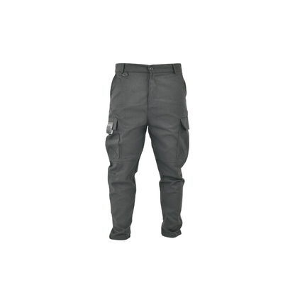 Gray cargo pants for men