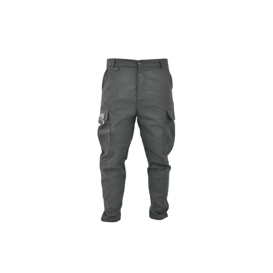 Gray cargo pants for men