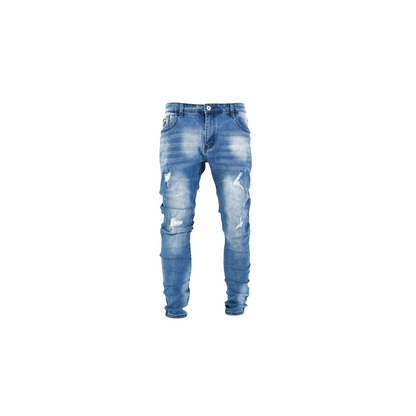 Men's Distressed Skinny Denim Jeans