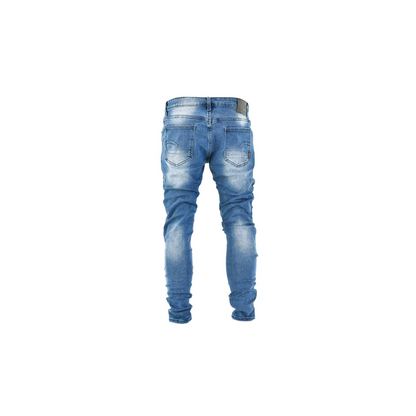 Men's Distressed Skinny Denim Jeans