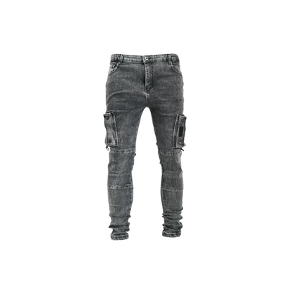Men's Urban Tactical Cargo Skinny Jeans