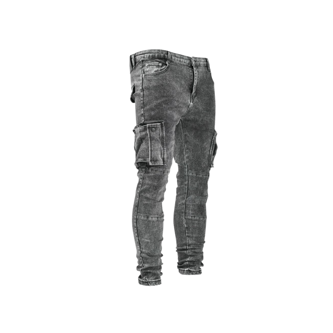 Men's Urban Tactical Cargo Skinny Jeans