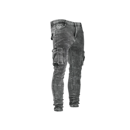 Men's Urban Tactical Cargo Skinny Jeans