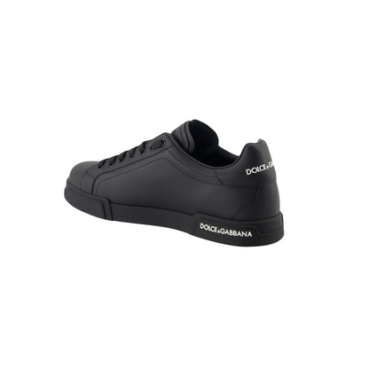 Dolce & Gabbana Black Portofino Sneakers