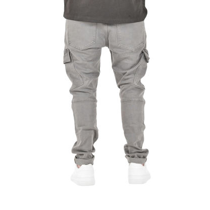Men's Smokey Grey Cargo Jeans